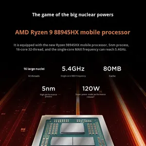 Portátil para Juegos Legion R9000P Nuevo Blanco de 16 Pulgadas, R9-8945HX, Tarjeta Gráfica RTX5060, Almacenamiento SSD, Procesador AMD, Portátil para Juegos Legion R90 - Product Image 4
