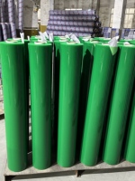 Rouleau de film PVC super transparent coloré, feuille de PVC flexible hautement transparente pour l'emballage