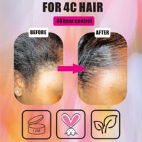 Gel coiffant pour cheveux 4c, gel de conditionnement pour tresses soignées, gel brillant pour cheveux, contrôle de la tenue extra forte, marque privée OEM/ODM