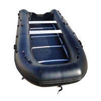 Himax HM-E600 Vente chaude Bateau de sauvetage gonflable en PVC/Hypalon de 19,70 pieds avec plancher en bois d'aluminium pour 15 personnes