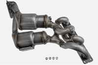 Convertisseur catalytique automobile à haut débit et bas prix, Euro IV, Euro V, Euro VI, 400 CPSI, pour BMW 320 E90 18407525460, fourni par l'usine
