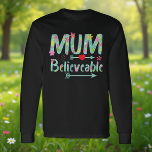 Camiseta de manga larga con diseño floral para mamá, regalo para el Día de la Madre - Product Image 3