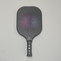 Raquettes de pickleball portables en fibre de verre haute performance, absorbant les chocs, multi-couches, pour une utilisation en intérieur/extérieur