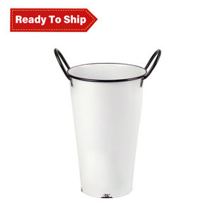 2022 nouveau Design populaire jardin extérieur décoratif blanc grand Pot de fleur Vases seau gros conteneur emballage/emballage cadeau - Product Image 3