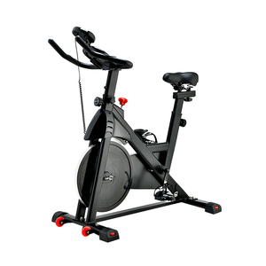 Vélo d'exercice à résistance magnétique noir OEM, silencieux, à transmission par courroie, pour cyclisme d'intérieur, spinning, usage domestique, fabricant - Product Image 3