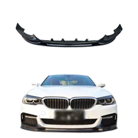 Lèvre avant en fibre de carbone de style 3D pour BMW G30 G38 2017-2020 Bodykit séparateur de pare-chocs avant
