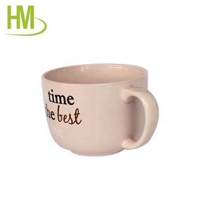 Tasse <span class=keywords><strong>à</strong></span> soupe en céramique émaillée 22oz Big Jumbo avec impression de logo personnalisé en couleur populaire pour la rentrée des classes - Product Image 6