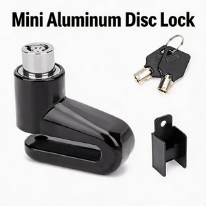 Kunci Pengaman Anti Maling Universal KINLED Multi-Warna dari Aluminium Alloy untuk Rem Cakram, Portabel untuk Sepeda, Motor, Skuter - Product Image 2