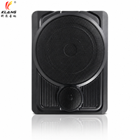 Subwoofer actif mince de 10 pouces pour voiture, nouveau design, amplificateur intégré, sous le siège, haut-parleur de basses puissant, vente en gros
