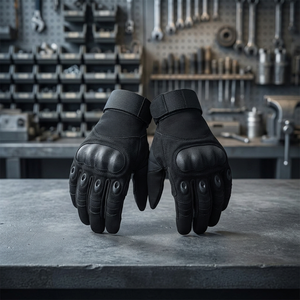 Guantes de Motociclismo de Poliéster y Nailon de Alta Calidad, Largos, Transpirables, con Pantalla Táctil, Cierre de Gancho y Bucle para Motocross, para Conducir en Invierno - Product Image 3