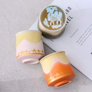 Tazza da Caffè Espresso in Ceramica Stile Mediorientale con Design Cammello del Deserto, Elegante Tazza Araba per Regalo - Product Image 4