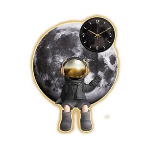 Orologio Murale Moderno Minimalista, Decorazione Creativa 3D Tridimensionale con Illuminazione LED - Product Image 6