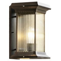 Lumière murale extérieure solaire LED étanche en aluminium pour jardin, véranda, patio et décoration de villa