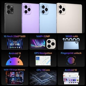 Nouvelle tablette YPORANGE <span class=keywords><strong>10</strong></span>,1 pouces Android 15.0 Pad 16 Pro 4G Double SIM Caméra 16+32MP Deca Core WiFi 5G GPS Professionnelle Métal 10000mAh - Product Image 2