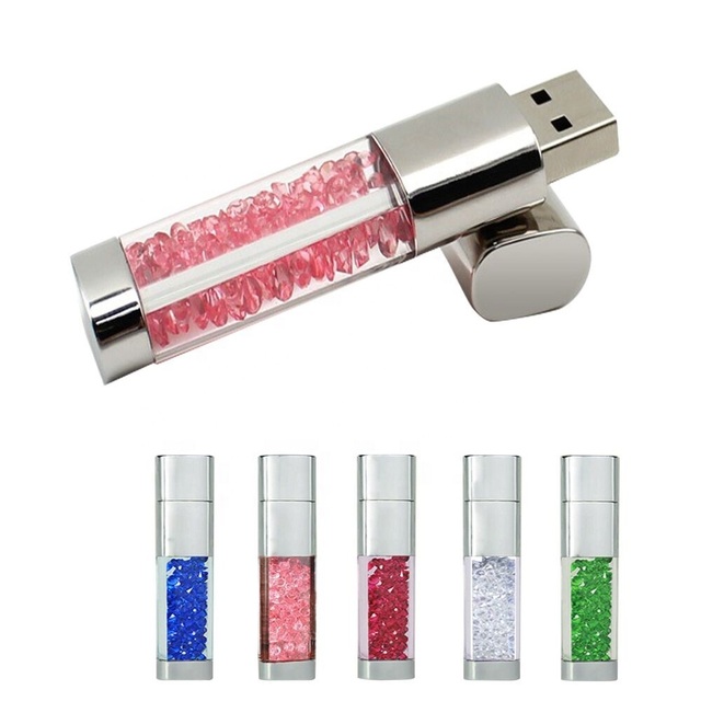 Usb Disk 8gb Cut Glass Pendrive Small Diamond Usb Flash Drive 16gb 32gb 64gb 128gb  1TB