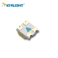 Pktrlight-puce lumineuse LED 1615 SMD, rouge et blanc, 0.1W, 1615, Diode de lumière, perles de lampe bi-couleur