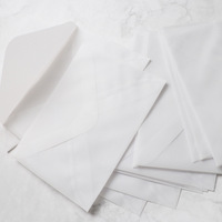 Enveloppes de mariage en papier parchemin de velours transparent givré en stock, offre spéciale