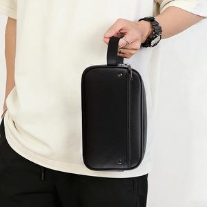 Nuevo Bolso de Mano Ejecutivo para Hombre, de Cuero PU Suave, con Cierre de Cremallera Antirrobo, Gran Capacidad, con Bolsillo para Teléfono y Cartera - Product Image 2