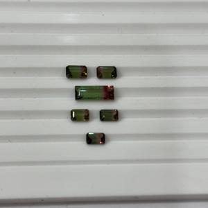 Hermosas Turmalinas de Sandía Naturales, Corte Octogonal con Separación de Color, Gemas Sueltas para Joyería Hecha a Mano, Venta al Por Mayor - Product Image 3