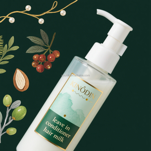 Loción Sin Enjuague Nutritiva, Suavizante e Hidratante Vegana y Orgánica de Marca Propia con Aceite de Almendras Dulces, Saw Palmetto y Té Verde para Cabello Seco - Product Image 4