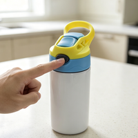 Bouteille d'eau pour enfants par sublimation, livraison gratuite, bouteille d'eau de 12 oz, bouteille d'eau personnalisée, bouteille d'eau pour enfants