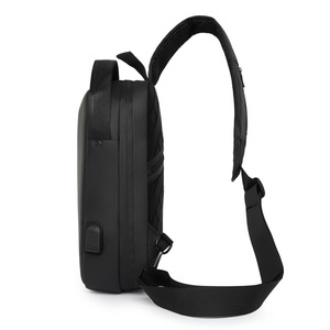 EVA Shell Duro Bolsa De Ombro Dos Homens Impermeável Com Porta De Carregamento USB Moda <span class=keywords><strong>Anti</strong></span>-Roubo Sling Crossbody <span class=keywords><strong>Bag</strong></span> - Product Image 2