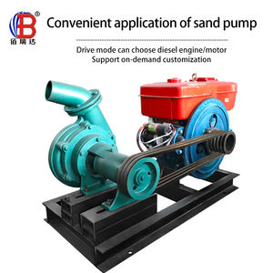 Pompe à boue centrifuge à haute pression pour l'extraction d'or, le pompage de gravier et de sable Support personnalisé OEM pour les eaux usées - Product Image 2