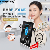 Machine de lifting facial à 6 poignées avec formation gratuite, pour améliorer la peau relâchée et les rides du visage, idéale pour les salons de beauté