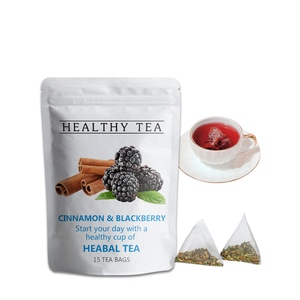 Thé aux fruits personnalisé naturel sans caféine soutien santé entière thé à la cannelle et à la mûre - Product Image 1