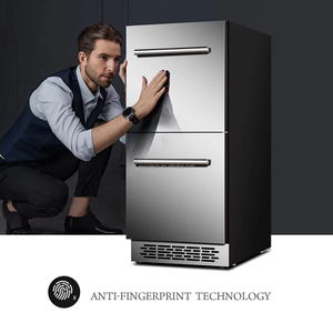 Điện 15 Inch <span class=keywords><strong>Dual</strong></span>-Ngăn Kéo 96L 100 Có Thể Mini Uống Tủ Lạnh Đồ Uống Rượu Vang Mát Được Xây Dựng-Trong & Miễn Dựng-Đứng Khách Sạn Sử Dụng - Product Image 2