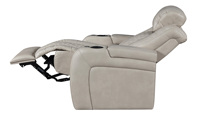 Leder-Elektrisches Relaxsofa-Set, Heimkino-Möbel, Kinosessel mit elektrisch verstellbarer Funktion