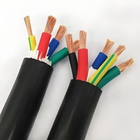 Cable Eléctrico de Alta Venta, Cable Flexible con Revestimiento de Goma, Material Conductor de Cobre, Cable Flexible