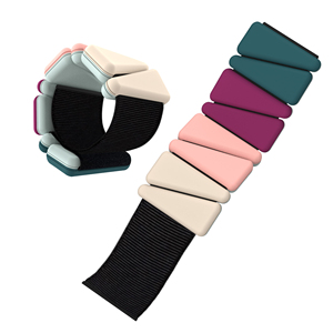 Pesas de Tobillo y Muñeca de Silicona para Gimnasio con Logotipo Personalizado, 2 lb, de Hierro, Seguras, Duraderas, Ajustables, con Bandas Elásticas Triangulares - Product Image 1
