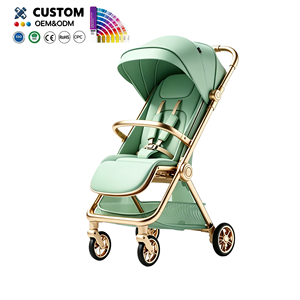 Poussette pliable automatique légère en alliage d'aluminium, berceau, système de voyage <span class=keywords><strong>double</strong></span> pour bébé de 0 à 3 ans - Product Image 5