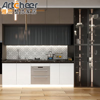 Conception intégrée personnalisée pour toute la maison, plan d'installation pour hôtel, villa, cuisine, armoire, salon, chambre à coucher