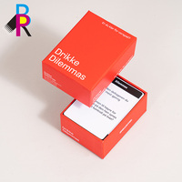 Cartes de jeu de défi de questions de taille personnalisée, activité jeux de fête à boire jeux de cartes
