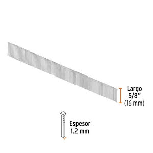 SCATOLA 1 Scatola con 5000 chiodi, calibro 18, 15 mm per CLNE-18, TRUPER - Product Image 2