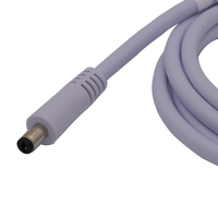 Câble d'extension DC blanc 2.1mm X 5.5mm compatible avec l'adaptateur DC 12V CCTV caméra de sécurité câbles et fils de caméra IP