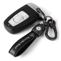 Porte-clés en cuir en gros avec logo personnalisé, porte-clés en métal pour marque de voiture, pendentif en cuir PU de haute qualité, porte-clés de voiture
