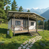 Ventes chaudes Maison modulaire en conteneur extensible Prête à vivre 20 pieds/40 pieds Maisons préfabriquées en conteneurs Villa préfabriquée avec prix