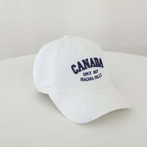 Vente en gros Usine BSCI Casquette de baseball 100% coton unisexe 6 panneaux souple non structurée Canada Broderie 3D Adulte - Product Image 3