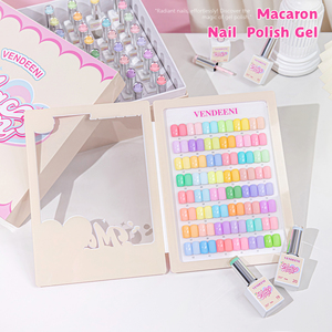 Colección de Esmaltes de Gel Pastel Vendeeni Spring Design, 48 Colores, en Caja, TPO HEMA FREE, Alta Pigmentación, Cobertura de Una Sola Capa - Product Image 4