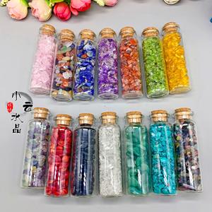 Bouteille <span class=keywords><strong>de</strong></span> souhait en <span class=keywords><strong>pierre</strong></span> broyeur, en cristal naturel, <span class=keywords><strong>de</strong></span> 7 couleurs, semi-précieuse - Product Image 3