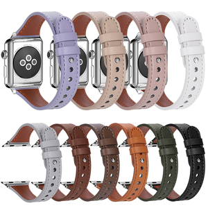Nuovo Cinturino Compatibile con <span class=keywords><strong>Apple</strong></span> <span class=keywords><strong>Watch</strong></span> IWatch <span class=keywords><strong>SE</strong></span> 1 2 3 4 5 6 7 8 in Vera Pelle - Product Image 3