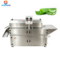 Commerciële Aloë Vera Schilmachine Automatische Aloë Vera Schilapparatuur voor verse Aloë Vera bladeren