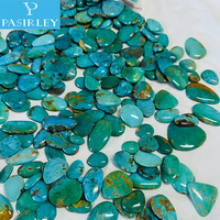 Pierre précieuse en turquoise bleue naturelle Pasirey, différentes formes, cabochon, 2-16 mm, pierres précieuses en vrac, vente en gros, bijoux