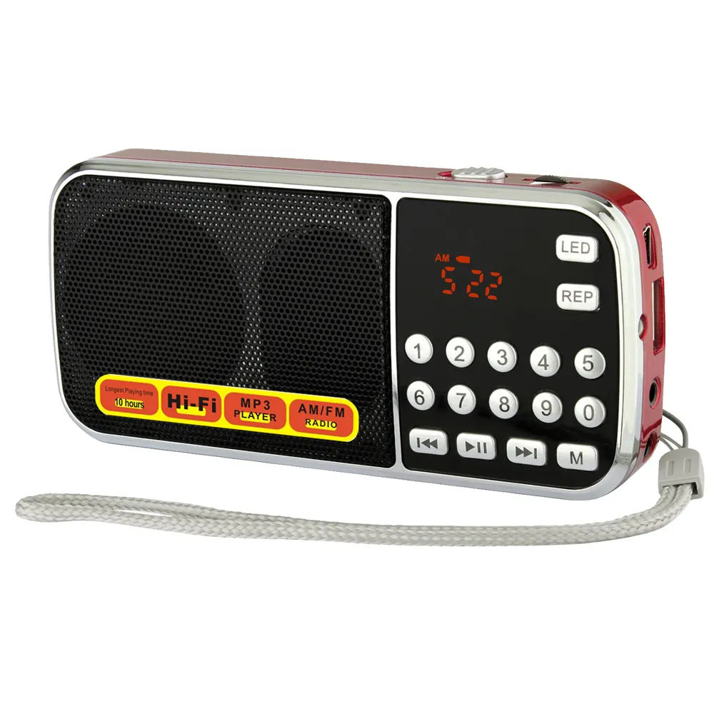 Dewant L-088AM am fm радио карман, гурбани радио с usb и слот для карт памяти