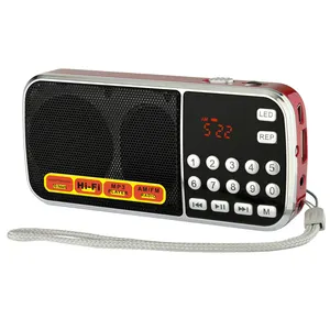 Dewant L-088AM am fmポケットラジオ、USBおよびメモリカードスロット付きパンジャビグルバニラジオ