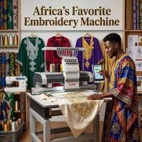 Machine à broder à tête unique 12 aiguilles YunFu pour vêtements africains Agbada – Fournisseur en gros pour usines textiles