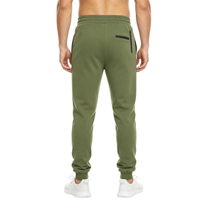 <span class=keywords><strong>Pantalon</strong></span> de <span class=keywords><strong>jogging</strong></span> en molleton pour homme avec logo personnalisé, coupe ajustée, pour le sport et les activités de plein air, en polyester et coton - Product Image 6